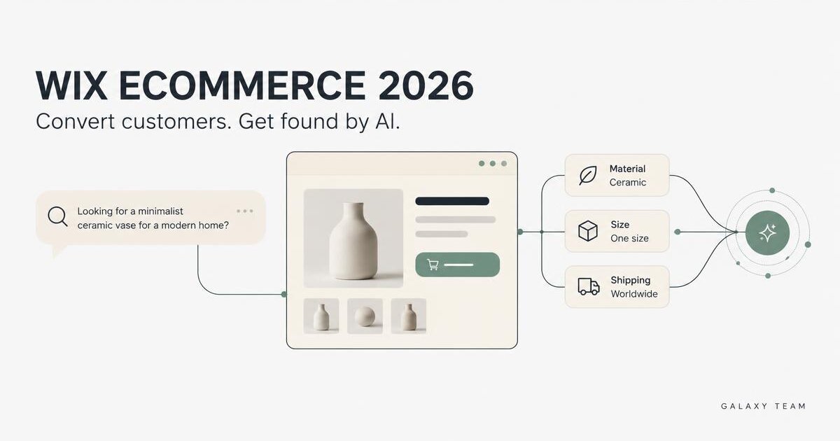 Wix eCommerce 2026 store optimization for conversion and AI product discovery